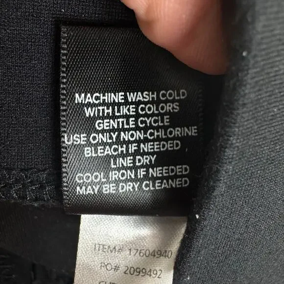 Torrid Pixie Black High Rise Cropped Skinny Pull On Dressy Legging Pants 3X Tall - Picture 7 of 7